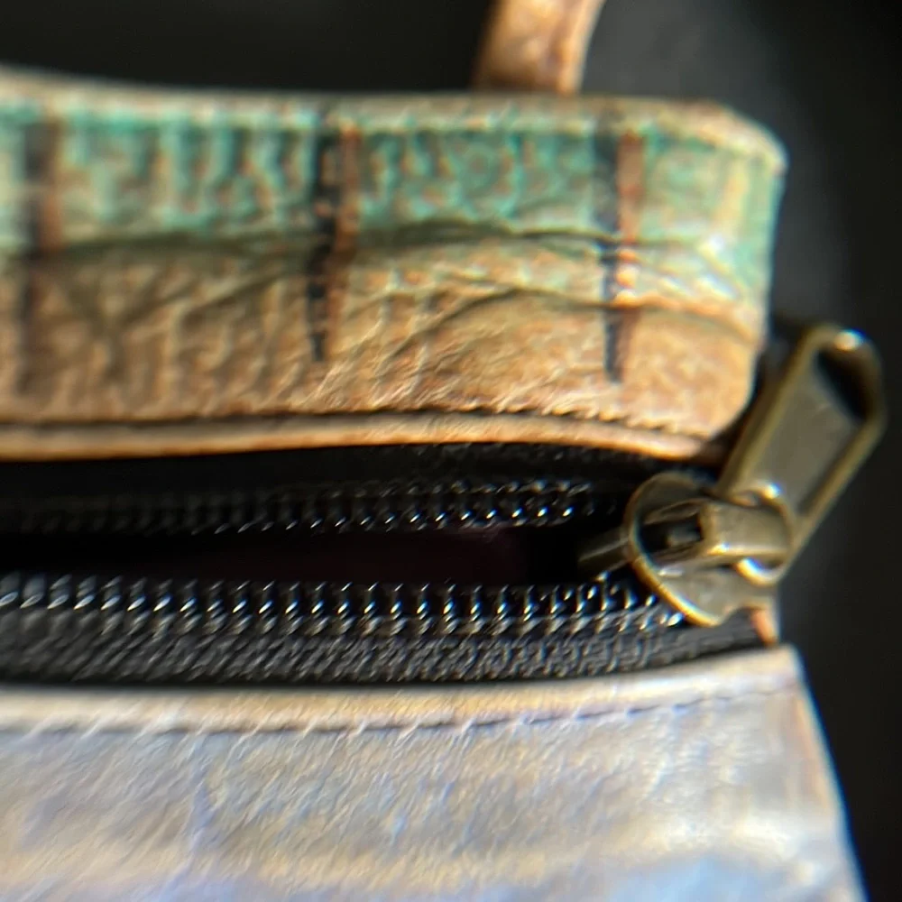 Anuschka Hand Painted Leather Boho Crossbody Bag - Picture 14 of 16